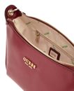 GUESS Eco Evaine Top Zip Shoulder Bag Red GUESS Eco Evaine Top Zip Shoulder Bag Red