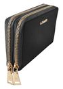 Lazarotti Bologna Leather Double Zip Around Wallet Black