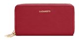 Lazarotti Bologna Leather Double Zip Around Wallet Red Lazarotti Bologna Leather Double Zip Around Wallet Red