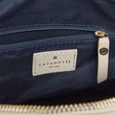 Lazarotti Bologna Leather Bowling Bag Creme White