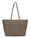 Lazarotti Bologna Leather Shopper L Taupe Lazarotti Bologna Leather Shopper L Taupe