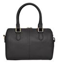 Lazarotti Bologna Leather Bowling Bag Black