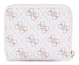 GUESS Eco Erica SLG Small Zip Around Cream Logo GUESS Eco Erica SLG Small Zip Around Cream Logo