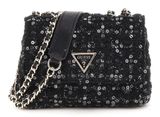 GUESS Giully Mini 2 Compartment Convertible Flap XS Black / Gold GUESS Giully Mini 2 Compartment Convertible Flap XS Black / Gold