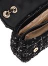 GUESS Giully Mini 2 Compartment Convertible Flap XS Black / Gold GUESS Giully Mini 2 Compartment Convertible Flap XS Black / Gold