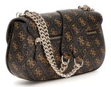 GUESS Eco Erica Convertible Xbody Flap Bag Brown Logo GUESS Eco Erica Convertible Xbody Flap Bag Brown Logo