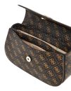 GUESS Eco Erica Convertible Xbody Flap Bag Brown Logo GUESS Eco Erica Convertible Xbody Flap Bag Brown Logo