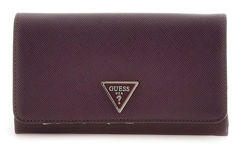 GUESS Noelle Mini Xbody Flap Organizer Aubergine