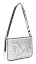GUESS Beauvoir Mini Top Zip Shoulder Bag Silver GUESS Beauvoir Mini Top Zip Shoulder Bag Silver
