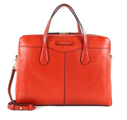 THE BRIDGE Gloria Briefcase Arancio Bruciato / Oro