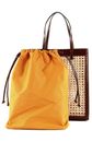 THE BRIDGE Mirra Wow Shopping Bag Marrone 14 / Oro THE BRIDGE Mirra Wow Shopping Bag Marrone 14 / Oro