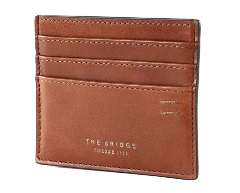 THE BRIDGE Giulio Credit Card Holder Marrone TB / Rut. Sc. Opaco