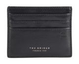 THE BRIDGE Giulio Credit Card Holder Nero Rutenio Scuro