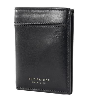 THE BRIDGE Giulia Credit Card Case Nero Abb. Rutenio Scuro