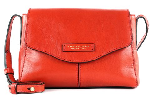 THE BRIDGE Gloria Crossbody Bag Arancio Bruciato / Oro