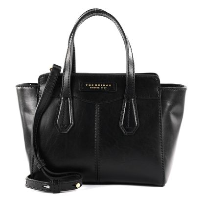 THE BRIDGE Gloria Baby Tote Nero abb. ORO