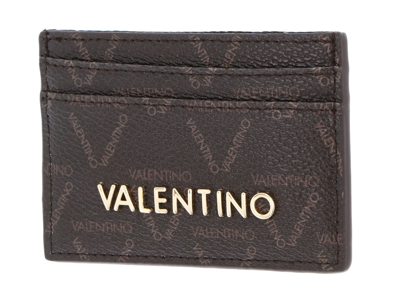 VALENTINO Lady Re Credit Card Case Moro / Naturale VALENTINO Lady Re Credit Card Case Moro / Naturale