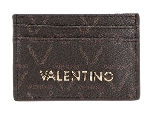 VALENTINO Lady Re Credit Card Case Moro / Naturale