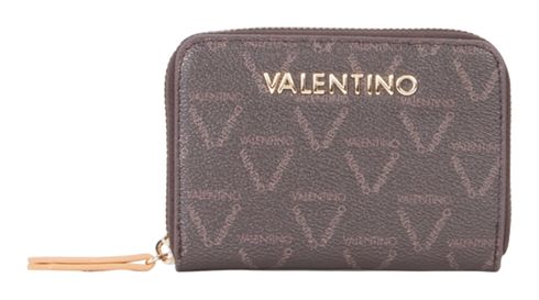 VALENTINO Lady Re Zip Around Wallet Moro / Naturale