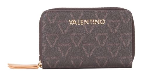 VALENTINO Lady Re Zip Around Wallet Moro / Naturale