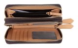 VALENTINO Lady Re Zip Around Wallet Moro / Naturale VALENTINO Lady Re Zip Around Wallet Moro / Naturale