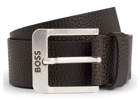 BOSS Jemio Sz40 Leather Belt W100 Dark Brown