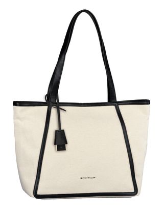 TOM TAILOR Suzi Zip Tote Bag L Beige