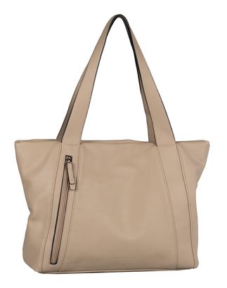 TOM TAILOR Yuma Zip Shopper L Taupe
