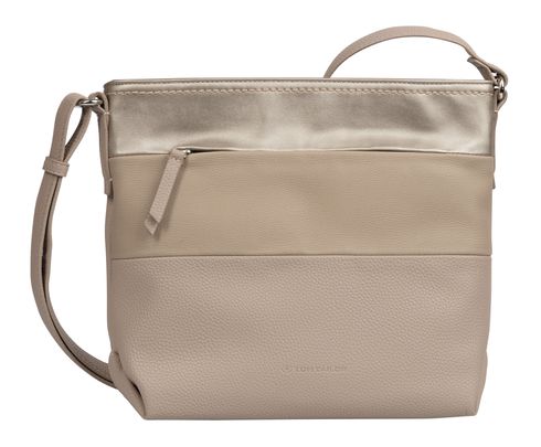 TOM TAILOR Nicolina Cross Bag M Mixed Taupe