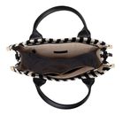 TOM TAILOR Malie Zip Tote Bag L Stripes Black