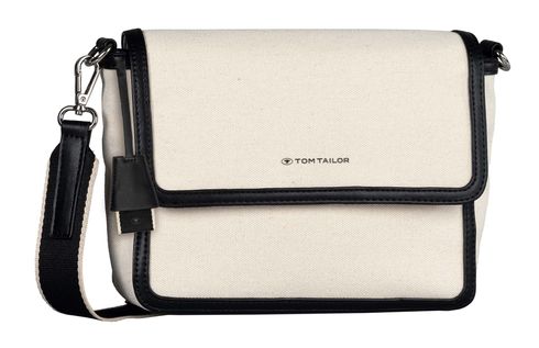 TOM TAILOR Suzi Flap Bag No Zip M Cream White