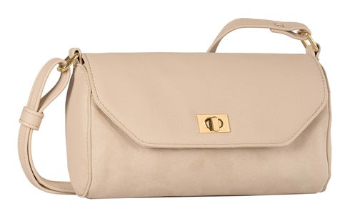 TOM TAILOR Taya Flap Bag Top Zip S Beige