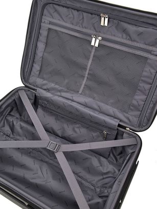Trolley Cabine GUESS Wilder 22" - 8 Roues - Coque Rigide Anthracite - NEUF