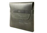 BUCKLE & SEAM Terra Leather Laptop Sleeve Crazy Horse M Olive
