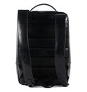 BUCKLE & SEAM Leon New Stripes Leather Backpack Black