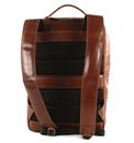 BUCKLE & SEAM Leon Dots Leather Backpack Cognac