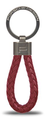 PORSCHE DESIGN Keyring Leather Cord Carmine Red