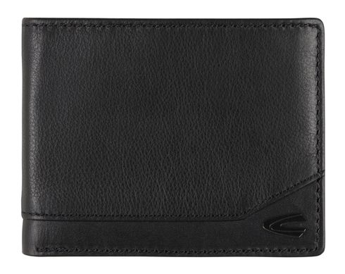 camel active Stone Jeans Wallet Black