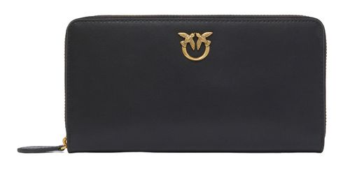 PINKO Ryder Zip Around Black - Antique Gold