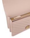 PINKO Love One Mini DC Sheep Nappa Chevron S Cipria - Antique Gold