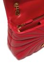 PINKO Love Puff Mini CL Sheep Nappa Quilt S Red - Antique Gold PINKO Love Puff Mini CL Sheep Nappa Quilt S Red - Antique Gold