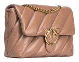 PINKO Love Puff Big CL Sheep Nappa L Ginger Biscuit - Antique Gold