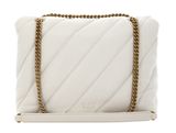 PINKO Love Puff Big CL Sheep Nappa L White - Antique Gold