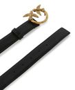 PINKO Love Berry H3 Belt W95 Black - Antique Gold PINKO Love Berry H3 Belt W95 Black - Antique Gold