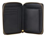 PINKO Taylor Zip Around Sheep Nappa Chevron Black - Antique Gold PINKO Taylor Zip Around Sheep Nappa Chevron Black - Antique Gold