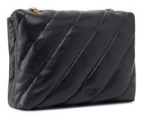 PINKO Love Puff Big CL Sheep Nappa L Black - Antique Gold