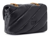PINKO Love Puff Mini CL Sheep Nappa S Black - Antique Gold