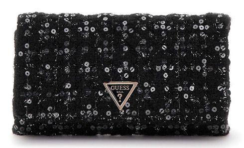 GUESS Giully Mini Xbody Flap Organizer Black / Gold