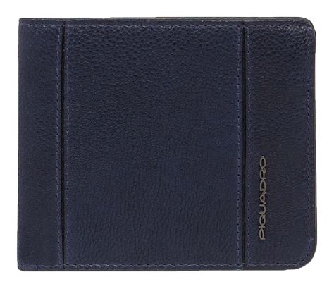 PIQUADRO Cronus Men´s Wallet Removable Document Facility RFID Blue