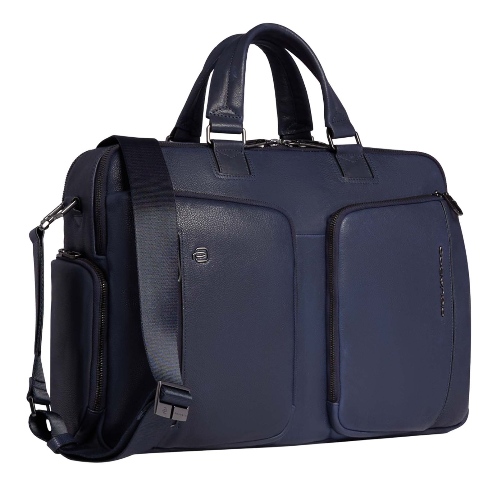 PIQUADRO Cronus Briefcase 2 Compartments L Blue PIQUADRO Cronus Briefcase 2 Compartments L Blue